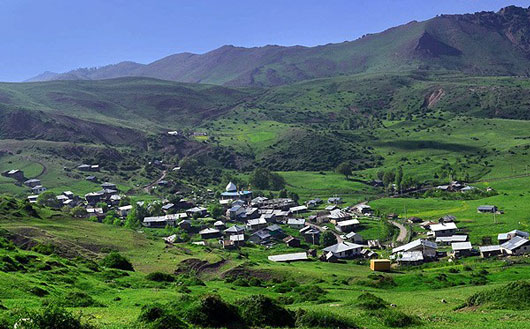 روستای زیبایی که در ایران معروف است+تصاویراین روستای زیبا